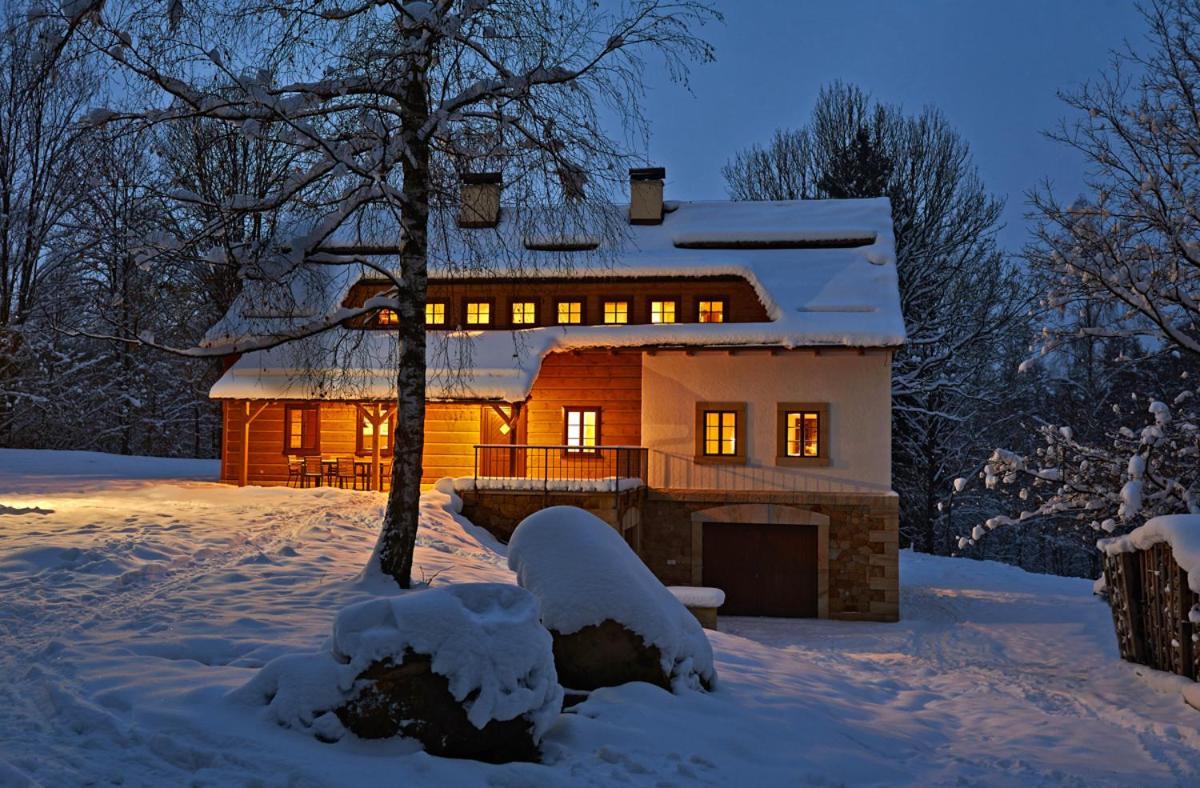 Na Jeleni Stezce Villa Chřibská Dış mekan fotoğraf