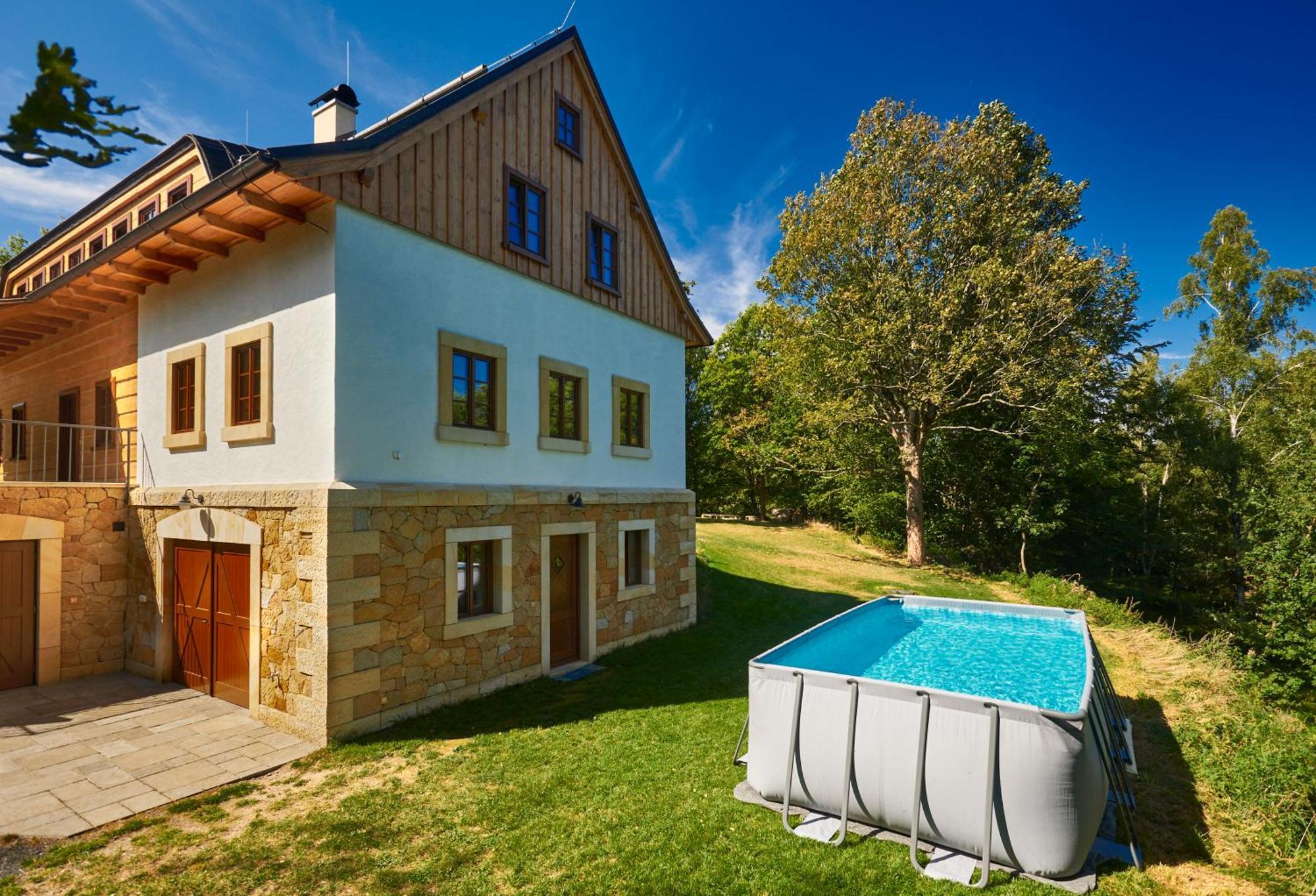 Na Jeleni Stezce Villa Chřibská Dış mekan fotoğraf